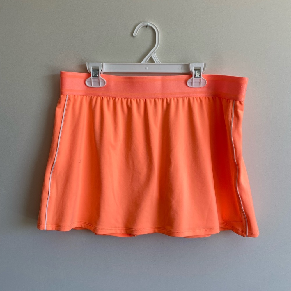 Orange Nike Tennis Skirt, Size: L